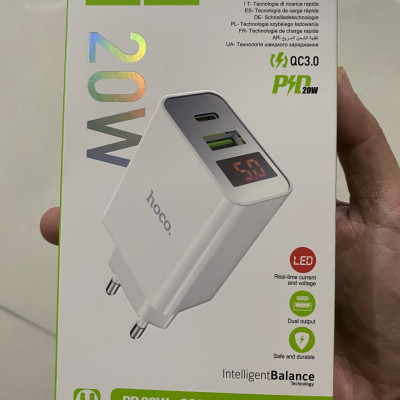 Củ Sạc Nhanh PD 20W QC3.0 2 Cổng C100A - Hàng nhập khẩu