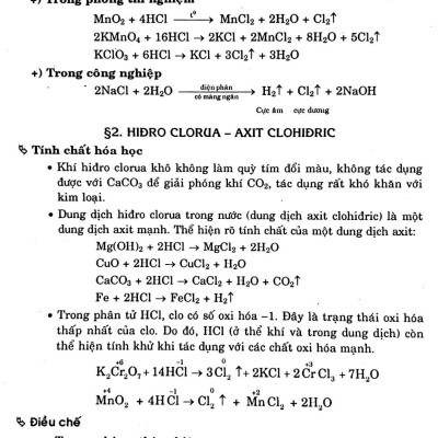 Sơ Đồ Và Chuỗi Phản Ứng Hóa: Vô Cơ 10-11-12