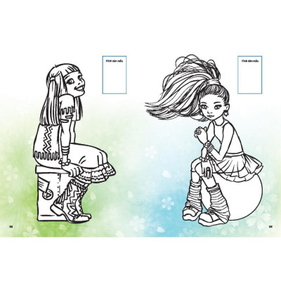 Sách - Dán Hình & Tô Màu Sticker Girl Fashion Nhà Thiết Kế Tài Ba - Tập 5 - Minh Thắng