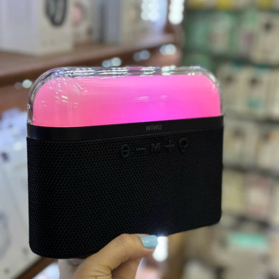LOA WIWU THUNDER P60 CHO CÁC THIẾT BỊ KẾT NỐI BLUETOOTH, ÂM THANH NỔI, CÓ THỂ THAY ĐỔI MÀU SẮC - HÀNG CHÍNH HÃNG