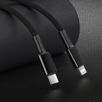 Cáp sạc Baseus PD20W Baseus High Density kết nối Type-C sang iPhone dài 100CM ( 3 màu ) - Hàng chính hãng