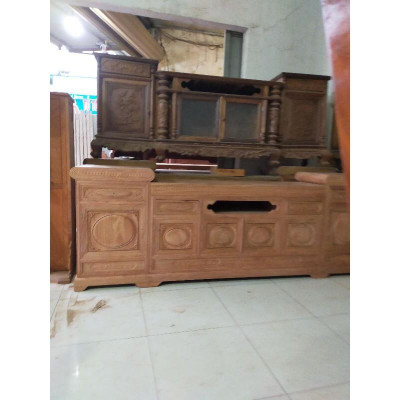 Kệ TV gỗ gụ đã bao gồm phí ship