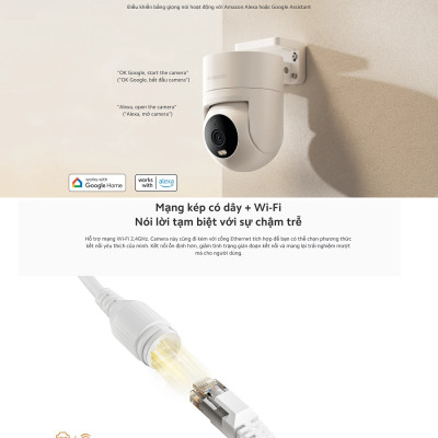 Camera Ngoài Trời 2.5K Xiaomi Outdoor Camera CW300 EU _ Hàng Chính Hãng , Bảo Hành 12 Tháng