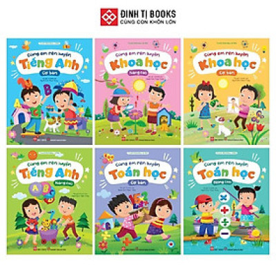 Sách - Cùng Em Rèn Luyện - Cho Trẻ 3 - 9 Tuổi - Combo 6 Cuốn - Đinh Tị Books
