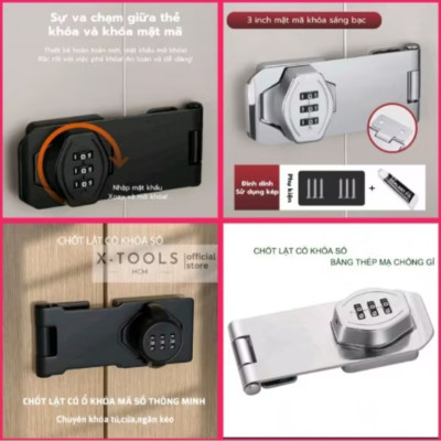 1 CÁI KHÓA CỬA KHÓA TỦ 3 CHỮ SỐ MẬT KHẨU AN TOÀN HÀNG CHUẨN CHẤT LƯỢNG