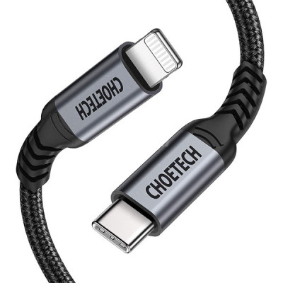 Bộ Củ Sạc CHOETECH QC 3.0 & PD 3.0 38W PD5002-W + Cáp Type C To Lightning MFI Apple 1.2M IP0039 Sạc Nhanh Cho iPhone - Hàng Chính Hãng
