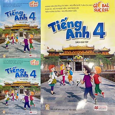 Sách -(Combo 3 cuốn)Tiếng Anh 4 -Sách Bài Tập+ Sách Học Sinh -Global Success