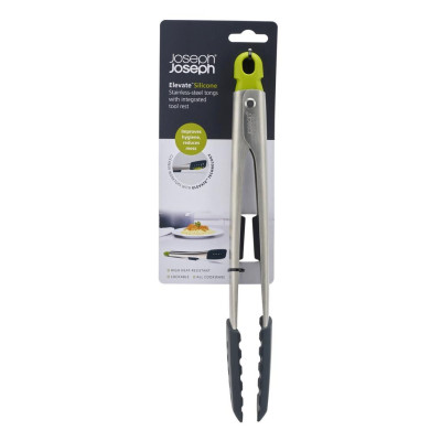 Kẹp gắp thức ăn chịu nhiệt Joseph Joseph 101621 - Elevate Silicone Steel Tongs