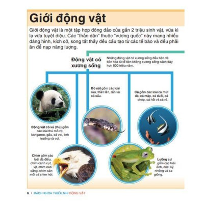 Sách - Tri Thức Trong Lòng Bàn Tay - Bách Khoa Thiếu Nhi Động Vật - Minh Thắng