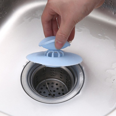 Miếng ngăn rác và giữ nước bồn rửa chén, lavabo, bồn rửa mặt PaKaSa (giao màu ngẫu nhiên)