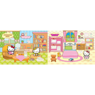 Sách - Sticker Hello Kitty - Ngôi Nhà Trong Mơ - Minh Thắng