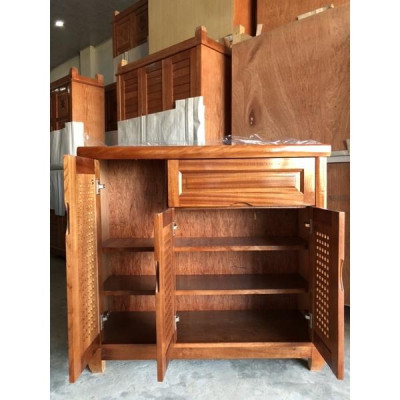Tủ giầy - giá để giầy gỗ xoan đào