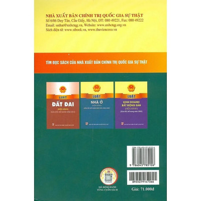 Sách - Luật Xây Dựng (Hiện Hành) (Sửa Đổi, Bổ Sung Năm 2018, 2019, 2020) - NXB Chính Trị Quốc Gia