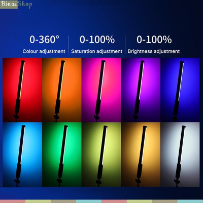 Ulanzi VL119 RGB - Đèn LED Cầm Tay, Dải Nhiệt Màu Rộng, Hỗ Trợ 20 Hiệu Ứng Cho Youtube, Phát Trực Tiếp, Review Sản Phẩm- Hàng chính hãng
