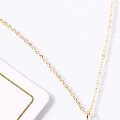 Dây chuyền bạc hình thoi đính một viên đá sáng lấp lánh Gix Jewel DC08