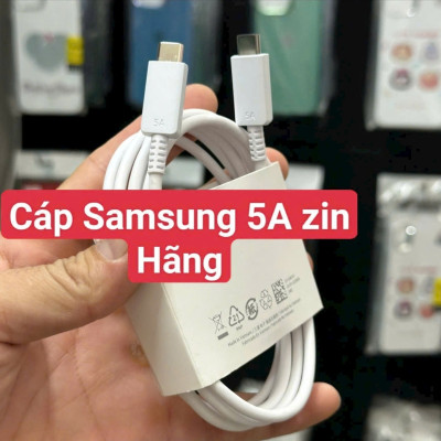 Cap SS type C to type C Zin New Chính Hãng - Hỗ trợ sạc max công suất các dòng máy androi hoặc táo từ 20W đến 125W