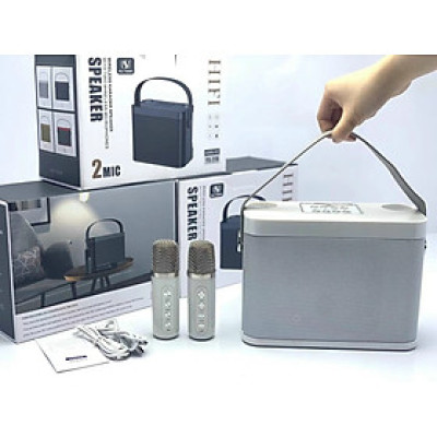 Loa Bluetooth Karaoke Sothing YS-219 Kèm 2 Micro Có Quai Xách Du Lịch- Hàng chính hãng