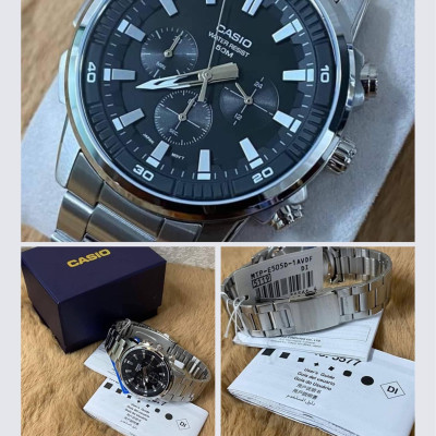Đồng Hồ Nam Dây Thép Casio MTP-E505D-1AVDF | MTP-E505D-1A