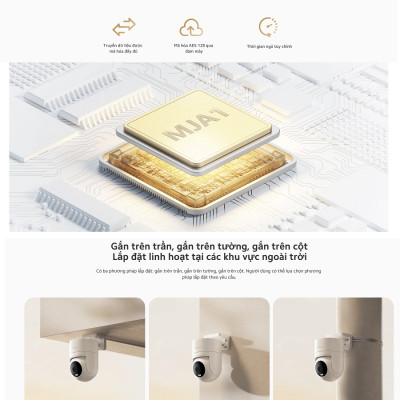 Camera Ngoài Trời 2.5K Xiaomi Outdoor Camera CW300 EU _ Hàng Chính Hãng , Bảo Hành 12 Tháng