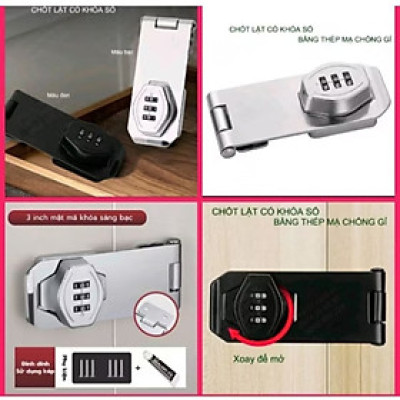 1 CÁI KHÓA CỬA KHÓA TỦ 3 CHỮ SỐ MẬT KHẨU AN TOÀN HÀNG CHUẨN CHẤT LƯỢNG