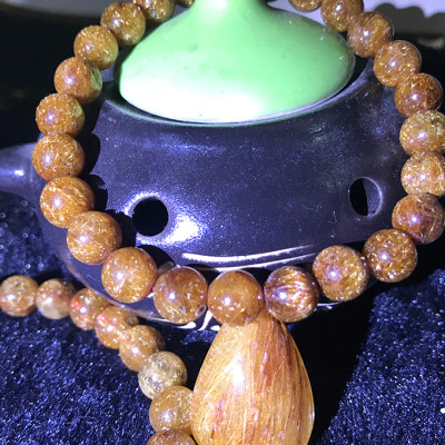 Vòng Đá Thạch Anh Tóc Nâu VIP Ngọc Quý Gemstones TA050