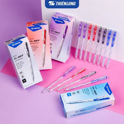 Bút Bi Đen TL-027 (Hộp 20 cây)