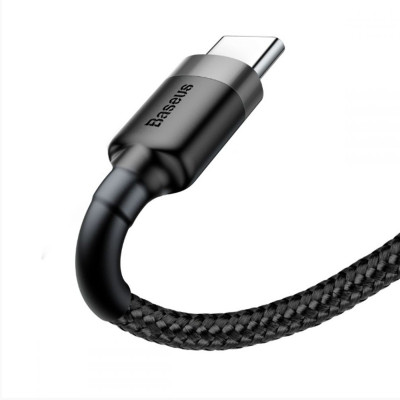 Cáp sạc 2A Baseus Cafule Type-C dây bện chống đứt truyền dữ liệu dài 200CM cho Android ( 2 màu ) - Hàng chính hãng
