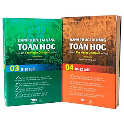 Sách Đánh Thức Tài Năng Toán Học 3 Và 4, ( Bộ 2 cuốn, 9 - 12 tuổi )