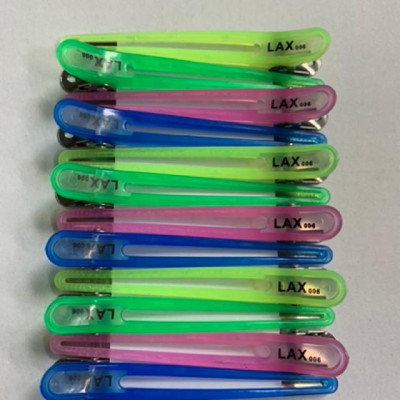 Kẹp mỏ vịt chia tóc lax006 bộ 12 cái GiangPKC