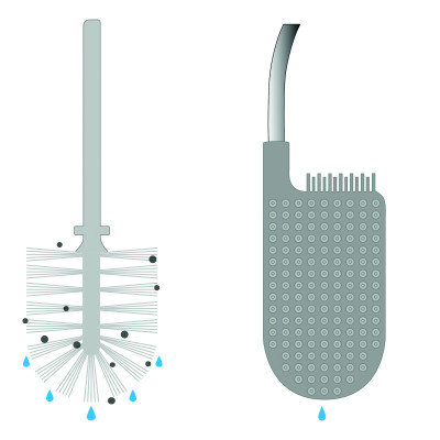 Bộ cọ toilet Joseph Joseph (xám) - 002812