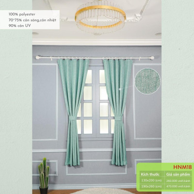Rèm may sẵn 130x200cm các màu