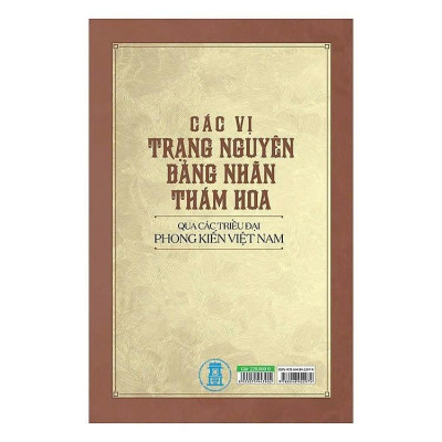 Sách - Các Vị Trạng Nguyên, Bảng Nhãn, Thám Hoa Qua Các Triều Đại Phong Kiến Việt Nam - VIETNAMBOOK