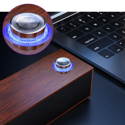 Loa vi tính loa gỗ công suất lớn dùng cho PC, Laptop, ĐT,Tivi - LEERFEI YST 3513 2.0 - NTH - Hàng Nhập Khẩu