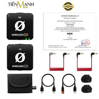 Micro Rode Wireless ME 1 Phát 1 Thu - Mic Thu Âm Livestream, Phỏng Vấn Ngoài Trời Microphone Không Dây Hàng Chính Hãng
