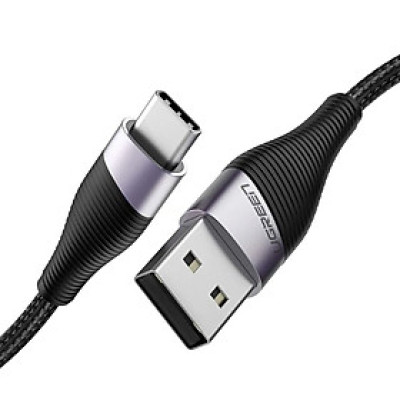 Cáp USB-A sang Type C sạc nhanh Ugreen 22XC60204ED 0.5 Màu Xám hàng chính hãng