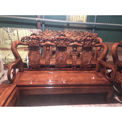 bộ bàn ghế phòng khách gỗ lim