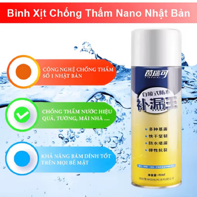 CHAI SƠN XỊT SIÊU CHỐNG THẤM NƯỚC CHỐNG ẨM MỐC CHO MỌI CÔNG TRÌNH