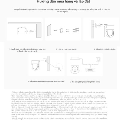 Camera Ngoài Trời 2.5K Xiaomi Outdoor Camera CW300 EU _ Hàng Chính Hãng , Bảo Hành 12 Tháng