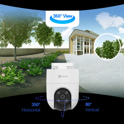 Camera Wifi EZVIZ H8C 4MP 2K, Quay Quét 360 Độ, Đàm Thoại 2 Chiều, Ghi Hình Màu Ban Đêm- Hàng Chính Hãng