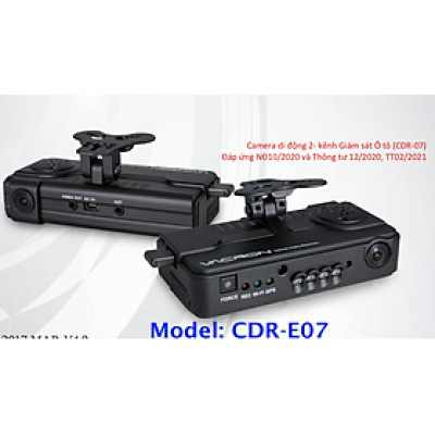 Camera Ôtô FUHO CDR-E07 - nhập khẩu Taiwan đáp ứng Nghị định 10 và Thông tư 12