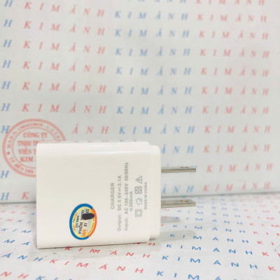 Củ sạc Ham merr dòng điện chuẩn 2.1A cổng USB, Check Qr kiểm tra hàng chính hãng bảo hành 12 tháng