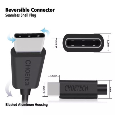 Bộ Củ Sạc CHOETECH PD 3.0 20W PD5005-W + Cáp Type C to C 1M 30W CC0002-V2 Chuyên Sạc Nhanh 18-20W Smartphone Android - Hàng Chính Hãng