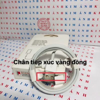 Dây sạc Ham mer chân L loại 6IC (MAIN 6 HẠT) 2A, Mã GZSP, Kim Ánh bảo hành hàng chính hãng 12 tháng