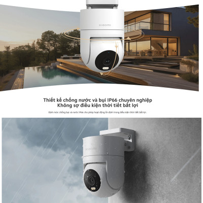 Camera Ngoài Trời 2.5K Xiaomi Outdoor Camera CW300 EU _ Hàng Chính Hãng , Bảo Hành 12 Tháng