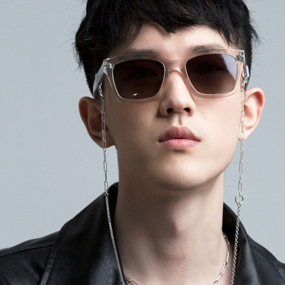 Dây đeo kính hợp kim không gỉ titan phong cách hip hop retro cá tính thời thượng new trend giới trẻ