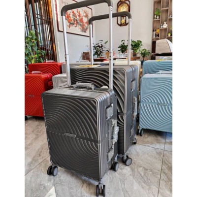 Vali Khung Nhôm Khóa Sập Vân Xoắn NiceVilla Cao Cấp Mẫu mới 2024 Size 20 inch & 25 inch