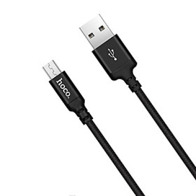 Cáp sạc Hoco X14 kết nối Micro vải dù chắc chắn truyền data tốc độ cao cho Android ( 2 size ) - Hàng chính hãng