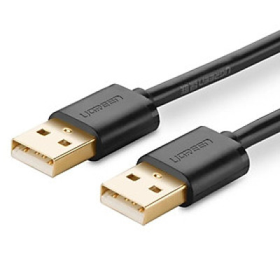 Cáp 2 đầu USB 2.0 vỏ nhựa PVC 2M màu Đen Ugreen 102GK10311US Hàng chính hãng