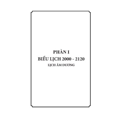 Sách - Lịch Vạn Niên 2000 - 2120 - Minh Thắng