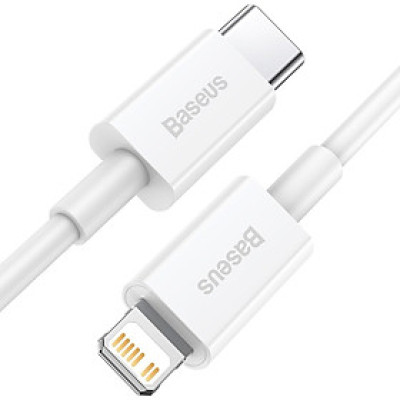 Cáp sạc nhanh PD20W Baseus dây tròn kết nối Type-C sang iPhone dài 100CM - Hàng chính hãng